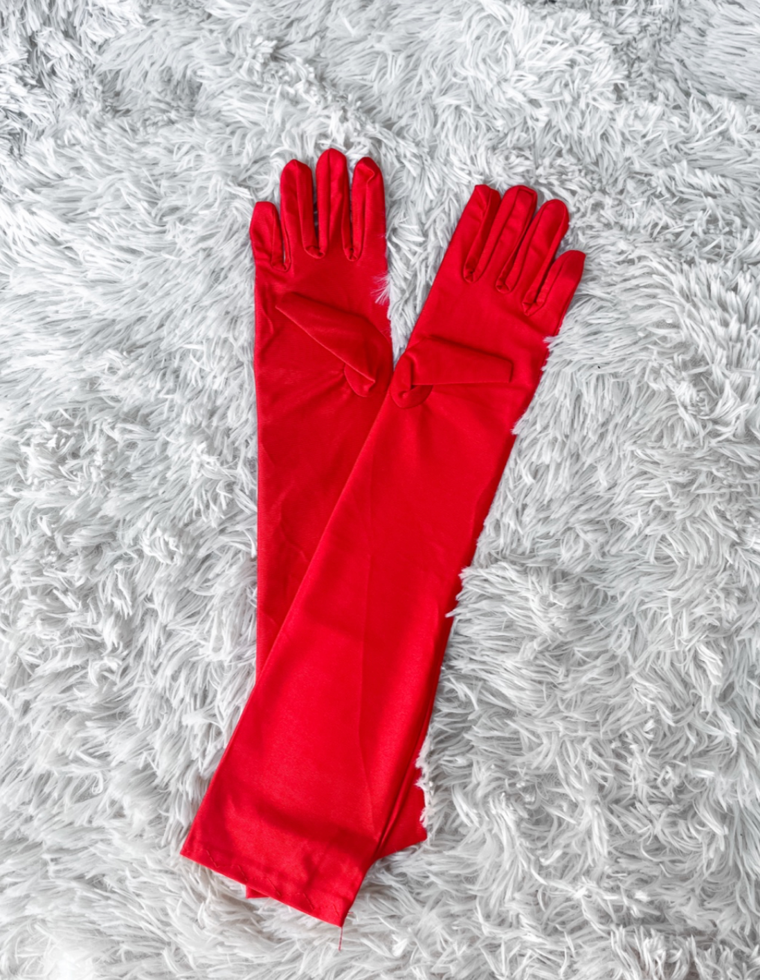 Guantes rojos lisos